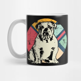 English Bulldog Retro Vintage Mug